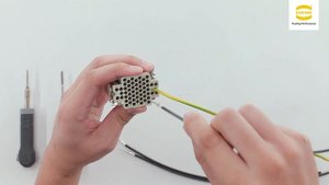 Монтаж и демонтаж обжатых контактов в вставку HARTING Han® DDD