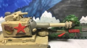 Потеря Товарища ! Нет Друг ! Мультики про танки из пластилина.