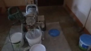 Покраска потолка водоэмульсионной краской, безвоздушным аппаратом GRACO