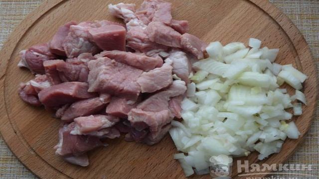 Курник с мясом и картошкой