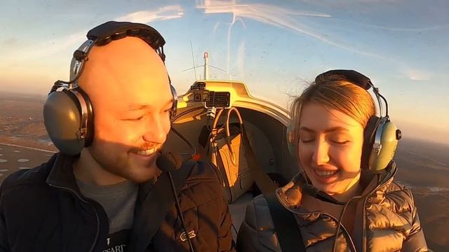 Да или нет? Самый романтический полет на самолете