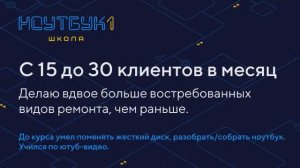 С 15 до 30 клиентов в месяц. Делаю вдвое больше востребованных видов ремонта, чем раньше. #1