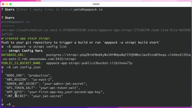 Deploying Strapi to AWS via AppPack смотреть онлайн