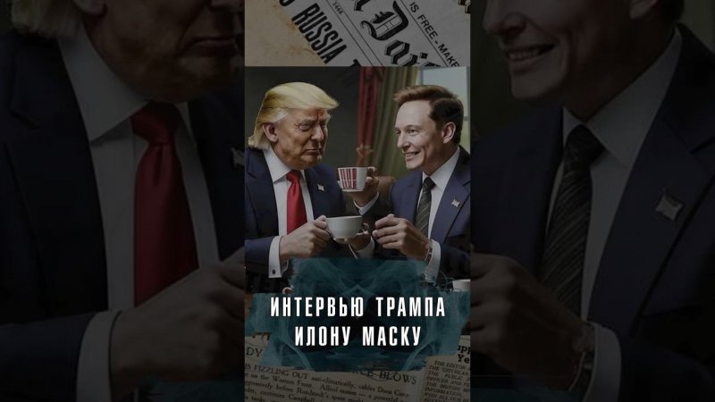 ДОНАЛЬД ТРАМП ДАЛ ИНТЕРВЬЮ ИЛОНУ МАСКУ #Новости #Лобушкин #трамп #илонмаск