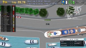 Ultimate Racing 2D 2 - F1 Monaco Grand Prix AI Simulation Race