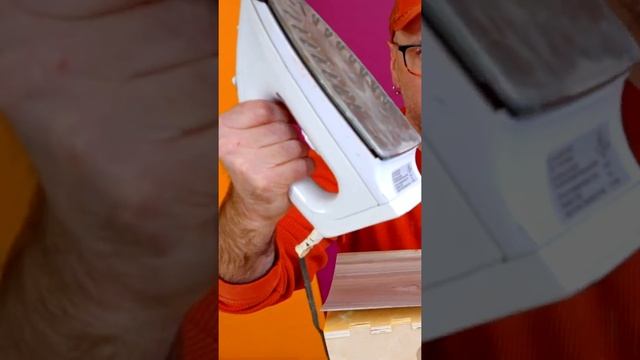 How to attach veneer with wood glue and an iron!