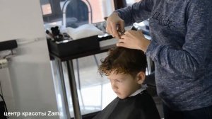 Детская стрижка для кудрявых волос