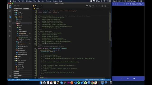 React Native | Firebase Push Notification | RN 0.63 | Hindi | BroCode