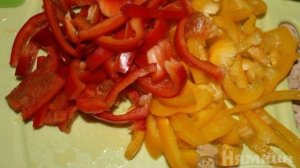 Вкусная свинина с овощами на сковороде