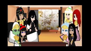 (RUS/ENG) Ennead reaction to Archons (4/7) |Nahida/Kusanali/Rukkhadevata|