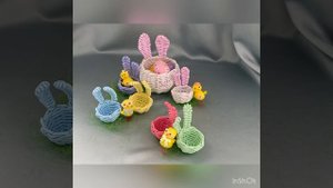 Зайчики, сердечки из бумажной  лозы