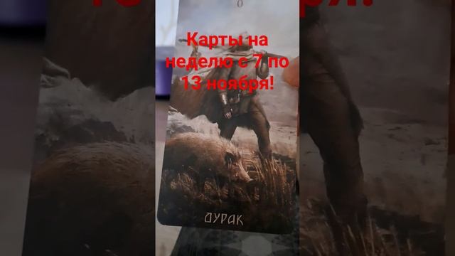 карты на неделю с 7 по 13 ноября ‼️