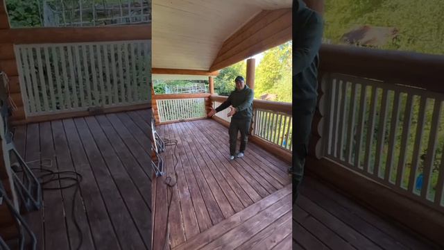 Русская баня на сваях