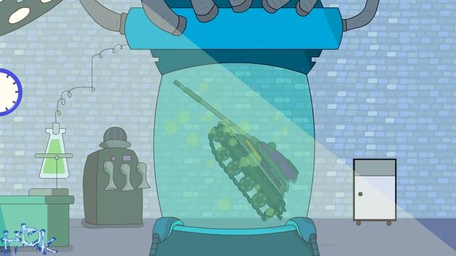 Прощание друзей.Ремонт КВ-44.Мультики про танки. смотреть онлайн