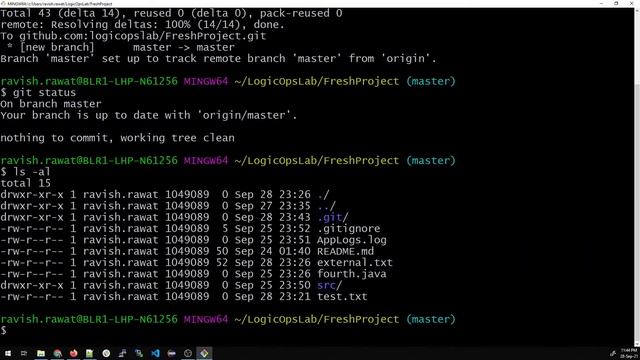 Git Crash Course | Pushing Local Git Repository to GitHub | Git Pull | Resolving a Merge | 14