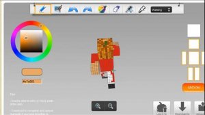 Minecraft skin speedpainting (checker skin ) + link for minecraft creator homepage