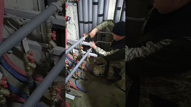Настройка балансирной пары Danfoss центрального отопления МКД.