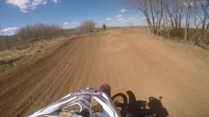 Первая тренировка на Yamaha WR450 F на мотодроме в Курьяново 21 04 18
