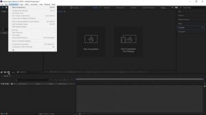 Базовый Курс Adobe After Effects. Настройки и Создание Новой Композиции. Урок №2.