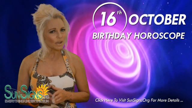 October 16th Zodiac Horoscope Birthday Personality - Libra - Part 1 смотреть онлайн
