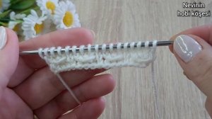 İki şiş kolay örgü yelek, hırka, battaniye model anlatımı ✅Easy knitting crochet patterns