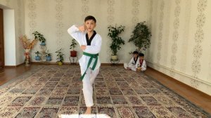 8 Пхумсэ тхэквондо - Тэгук Паль Джян (пумсе таеквон-до) Taekwondo Poomsae