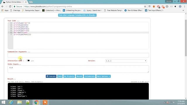 Python Tutorial for Beginners 5 - data types in Python | none in python | complex numbers in python