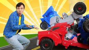 Автобот Оптимус Прайм сломался! Роботы Трансформеры в Мастерской! Сборник видео игры для мальчиков