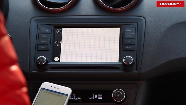 Seat Ibiza с системой Full Link - подключение к iPhone 6 смотреть онлайн
