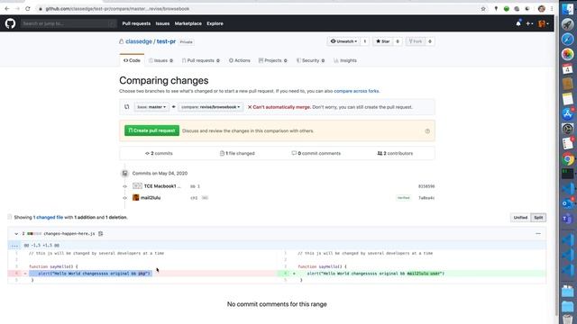 Github create branch, create pull request and merge it смотреть онлайн