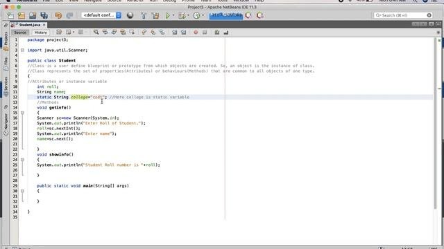 class and object in java with examples , java language tutorial -Part-11