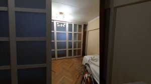 Межкомнатная раздвижная перегородка из 5 полотен системы Каскад.