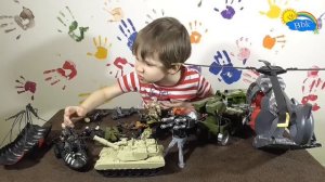 Домашние сражения игрушек ↑ Военные солдатики, машины, самолёты, катера, танки, мотоциклы ↑ Обзор