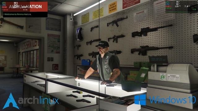 GTA V | Linux Vs. Windows 10 [2021]