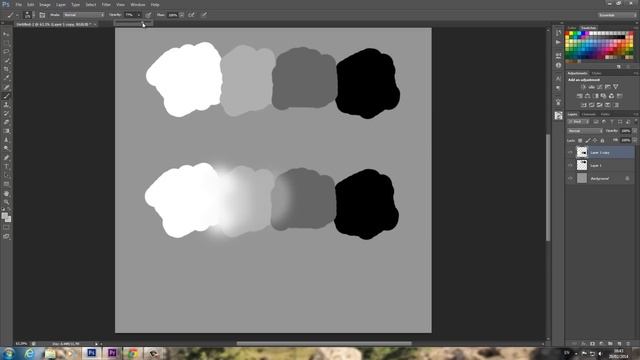 blending colours in photoshop basic tutorial for digital painting with the colour picker