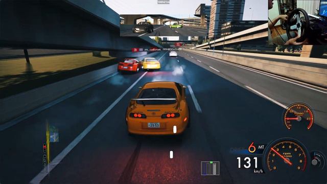 แก๊งค์ Supra ซิ่งทางด่วน คนกันเยอะมาก! ft.TuayPuy EP.49 | Assetto Corsa