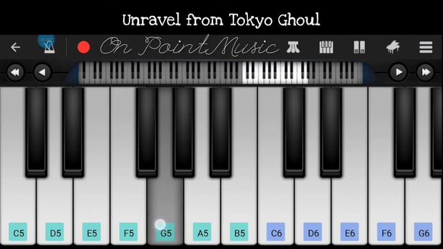 Unravel "Tokyo Ghoul" Perfect Piano FULL • Easy Piano • Mobile Phone Piano смотреть онлайн