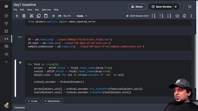 Kaggle's 30 Days Of ML (Competition Part-1): Cross Validation & First Submission on Kaggle смотреть онлайн