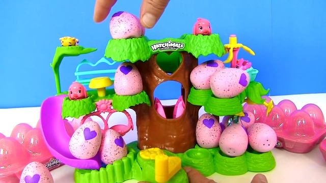 Hatchimals Nursery ДЕТСКИЙ САД ХЭТЧИМАЛС! Сюрприз Яйца! Распаковка Игрушек  Май Тойс Пинк