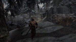 SkyrimSE Modded - Walk to Bleak Falls Barrow from Riverwood 3440x1440 21:9 Ultrawide 4K 60FPS