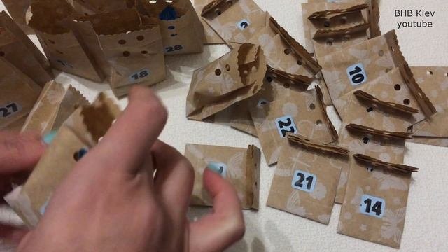 DIY Новогодний АДВЕНТ КАЛЕНДАРЬ своими руками 2021 ? Рождественский декор ? Идея подарка!