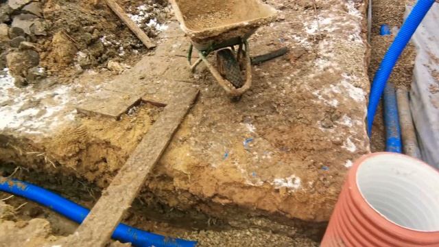 Дренаж и отмостка зимой. +Дождевая канализация. Сделай своими руками. смотреть онлайн