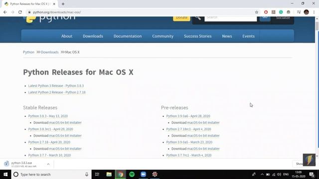 Installation of Python IDLE