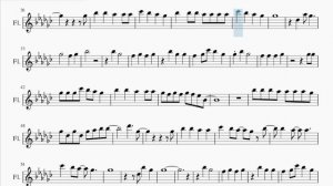 Flute Sheet Music: How to play all american btch by Olivia Rodrigo