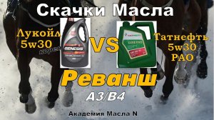 Скачки Масла Татнефть ПАО 5w30 Против Лукойл 5w30 А3 (2024)