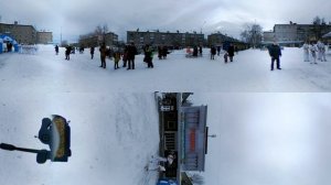 Босиком на снегу | Показательные выступления клуба "Карат"