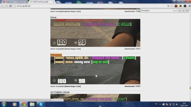 Как поменять шрифт в CS:GO? смотреть онлайн