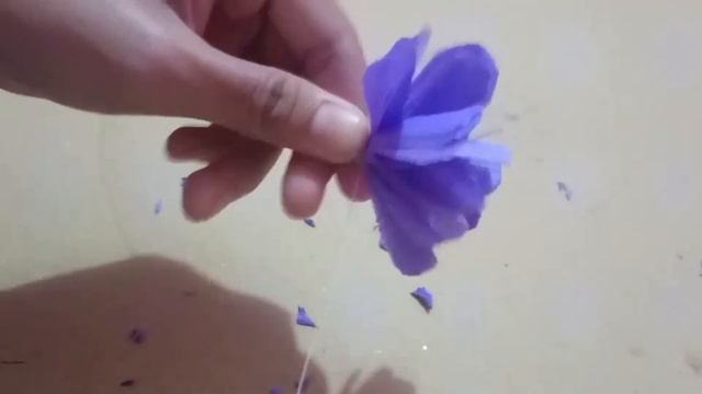 PURPLE CARNATION FLOWER | How To Make | Cara Membuat Bunga Anyelir | By Voni Sekar смотреть онлайн