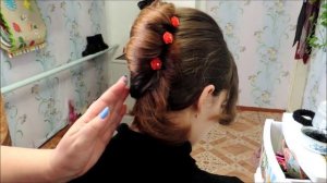 "Ракушка". Самая быстрая прическа для длинных волос.