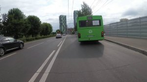 тесты экшн камеры Xiaomi yi 4k plus на руле электробайка Vazar pulsus